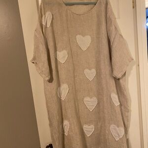 Beautiful Rare Paper Lace Tunic Dress one size